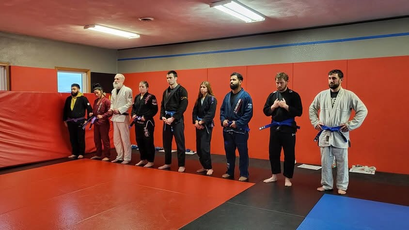 Members training inside Fearless MMA Academy